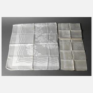 Tischgarnitur Rosendekor