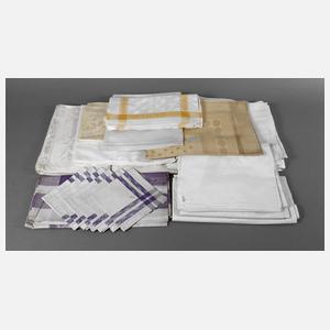 Konvolut Tischwäsche