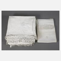 Bettgarnitur Spitzenbesatz111