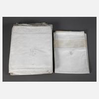 Bettgarnitur Spitzenbesatz111