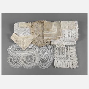 Großes Konvolut Klöppelspitze