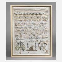 Stickmustertuch Klassizismus111