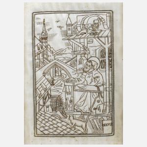 Stickbild Heiliger Nokter I.