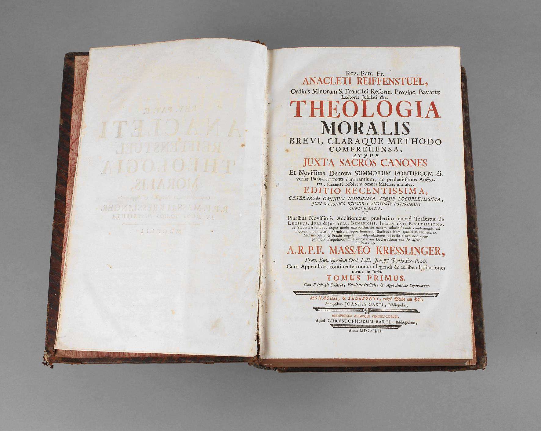 Reiffenstuels Theologia Moralis 1752