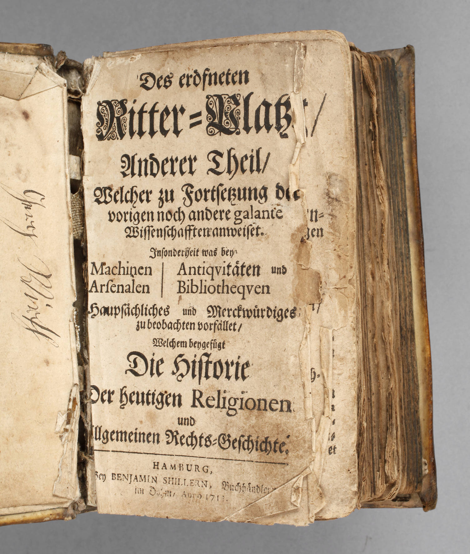 Sturms Lehrschriftsammlung Ritter-Platz 1710