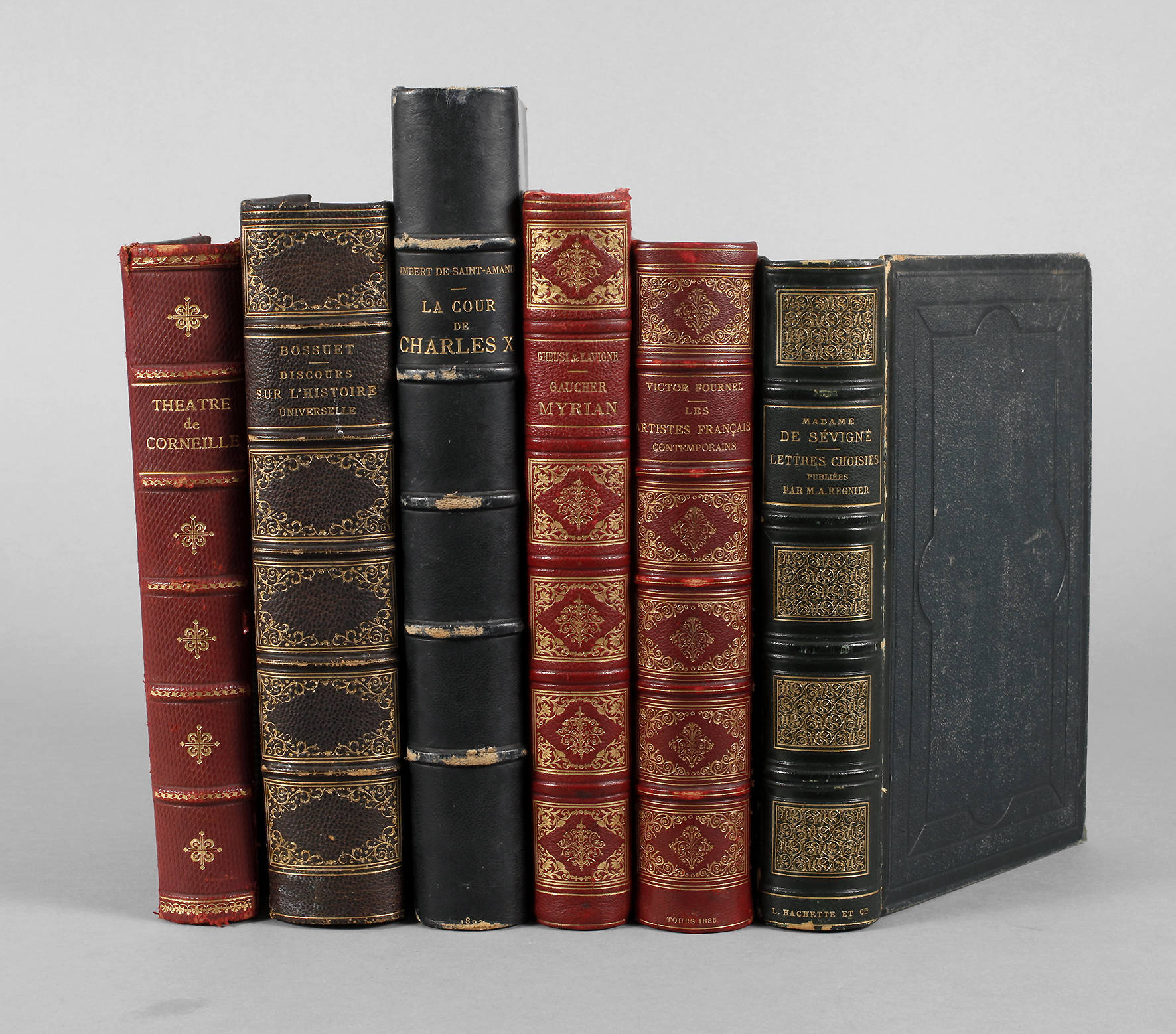 Konvolut Französische Literatur um 1880