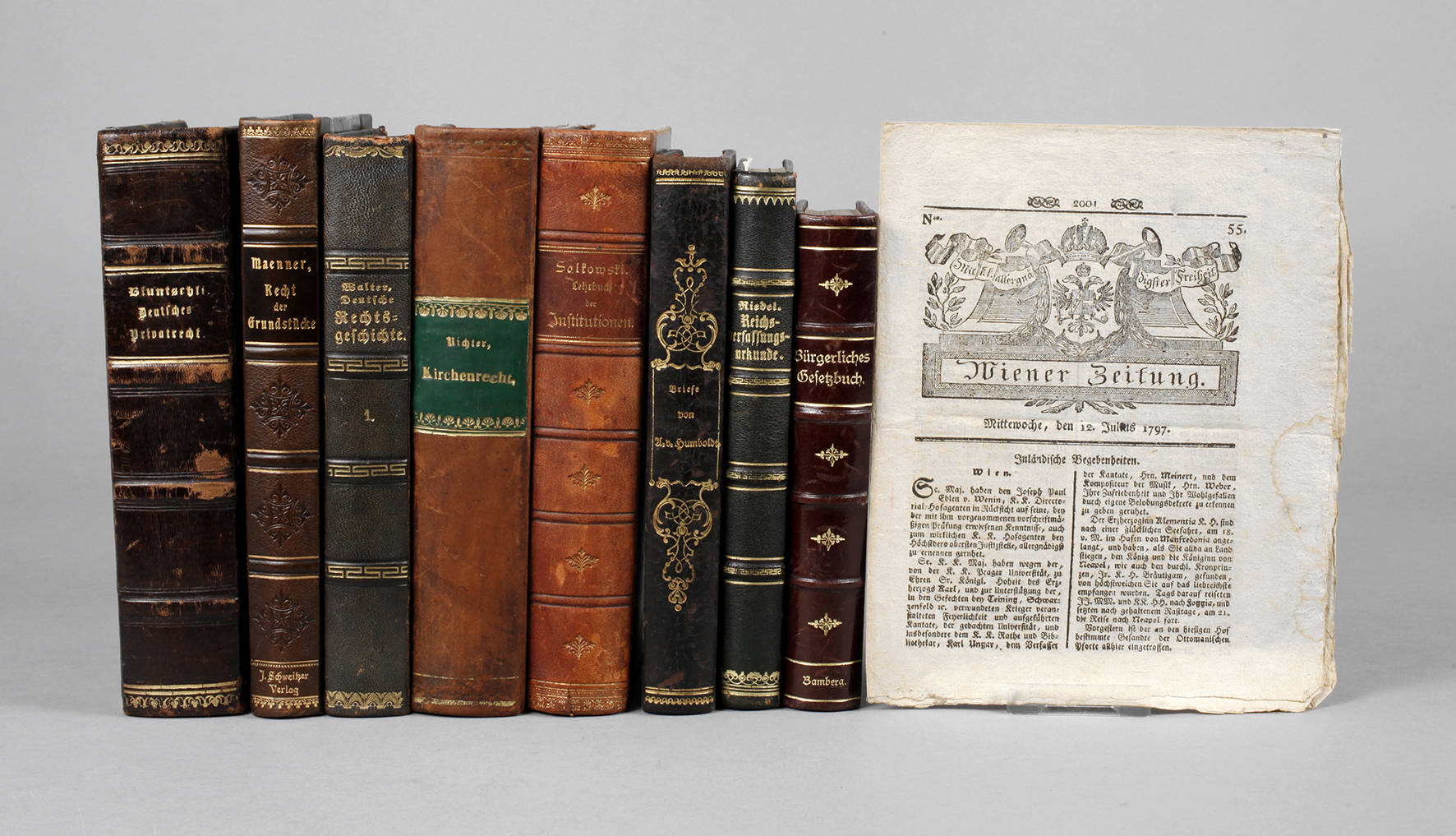 Konvolut Fachliteratur Rechtsgeschichte