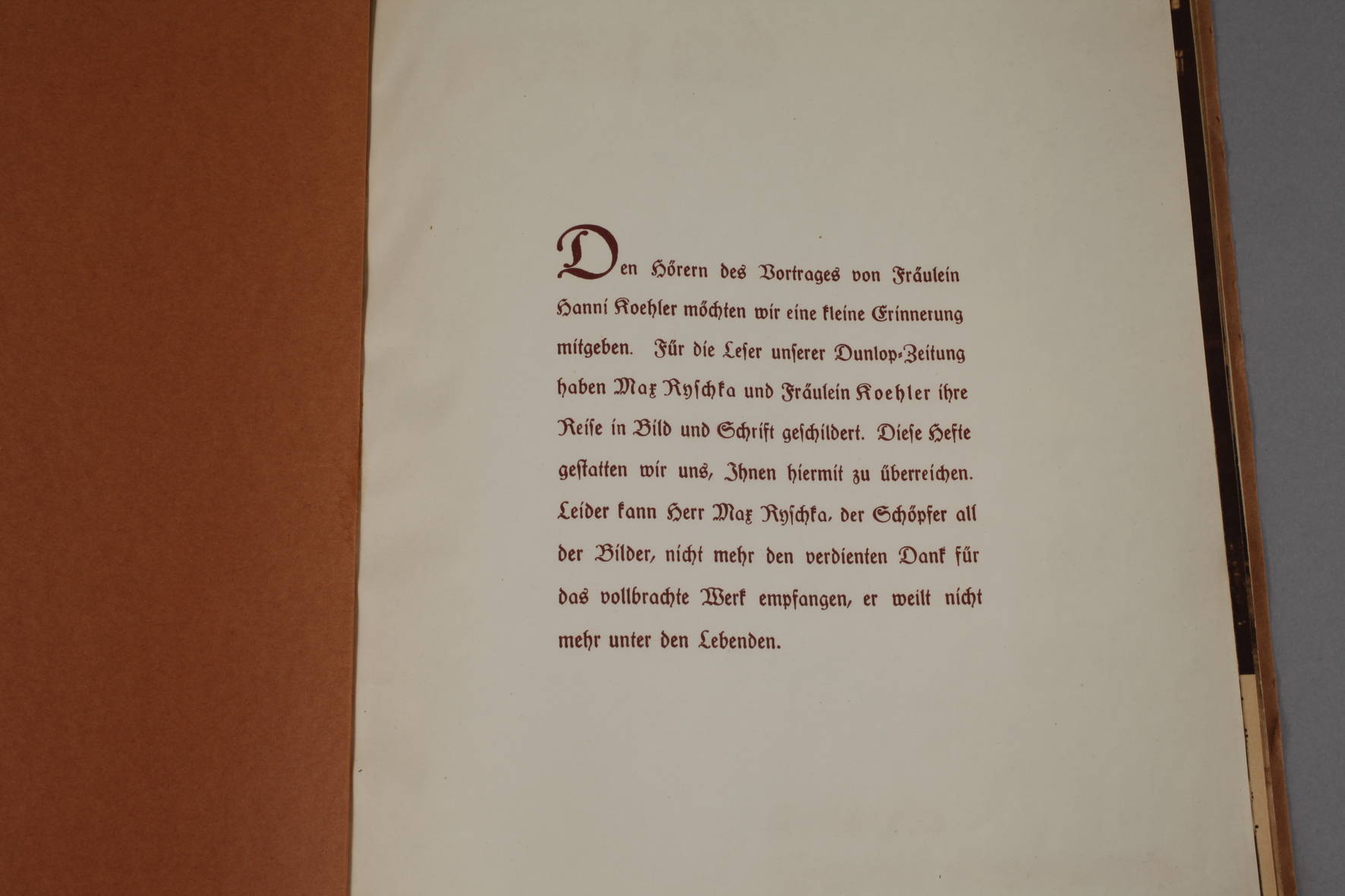 Reklamezeitschrift Dunlop