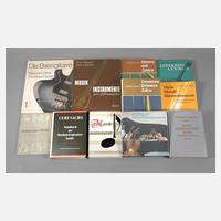 Konvolut Fachbücher Musikinstrumente111