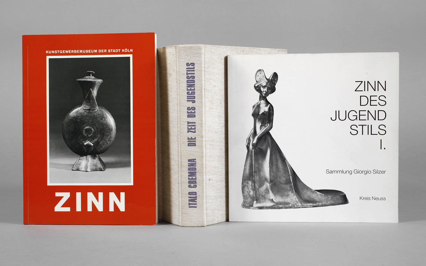 Drei Fachbücher Zinn/Jugendstil