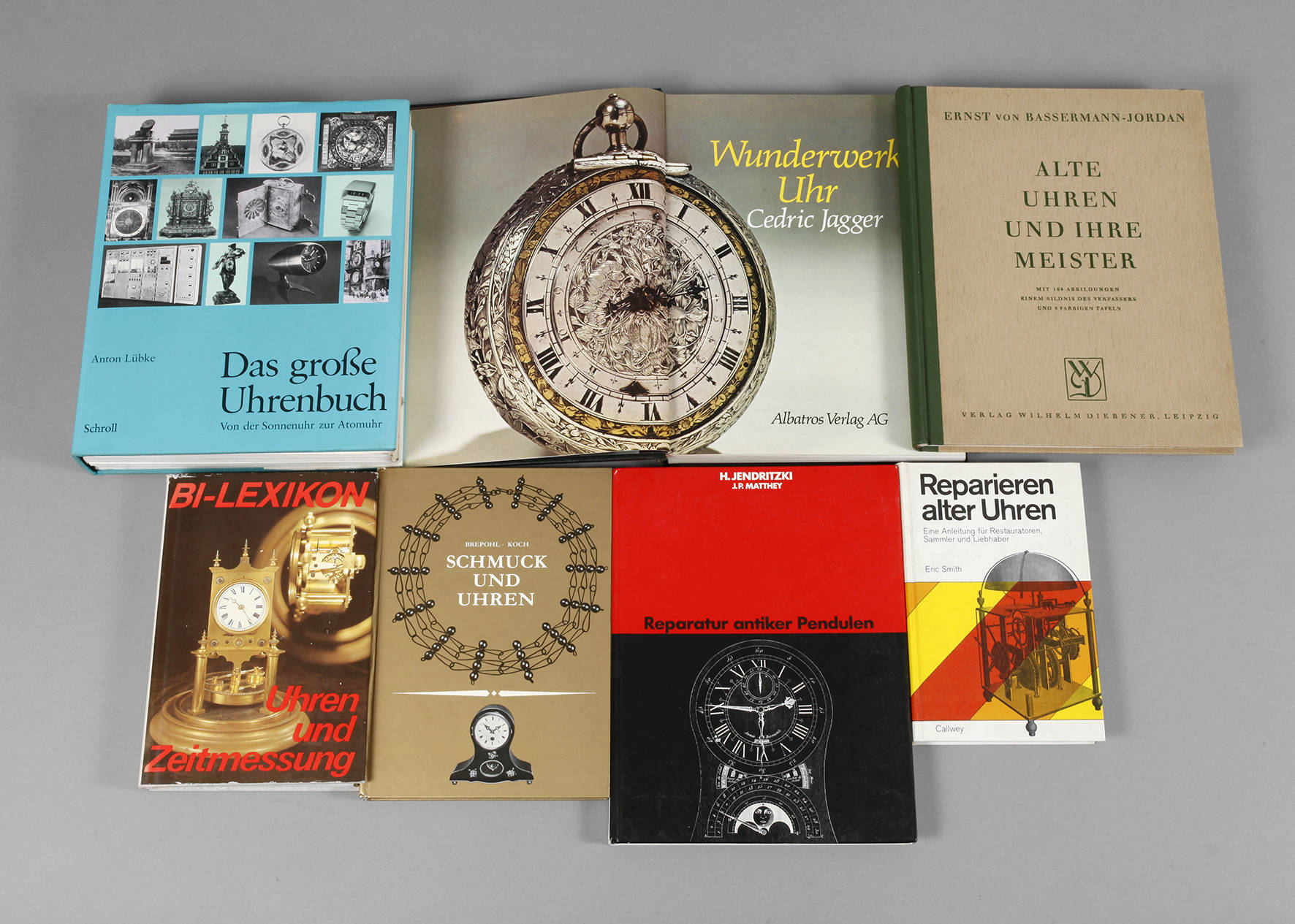 Konvolut Fachliteratur Uhren