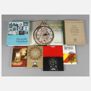 Konvolut Fachliteratur Uhren