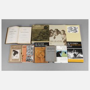 Konvolut Fachliteratur Grafik