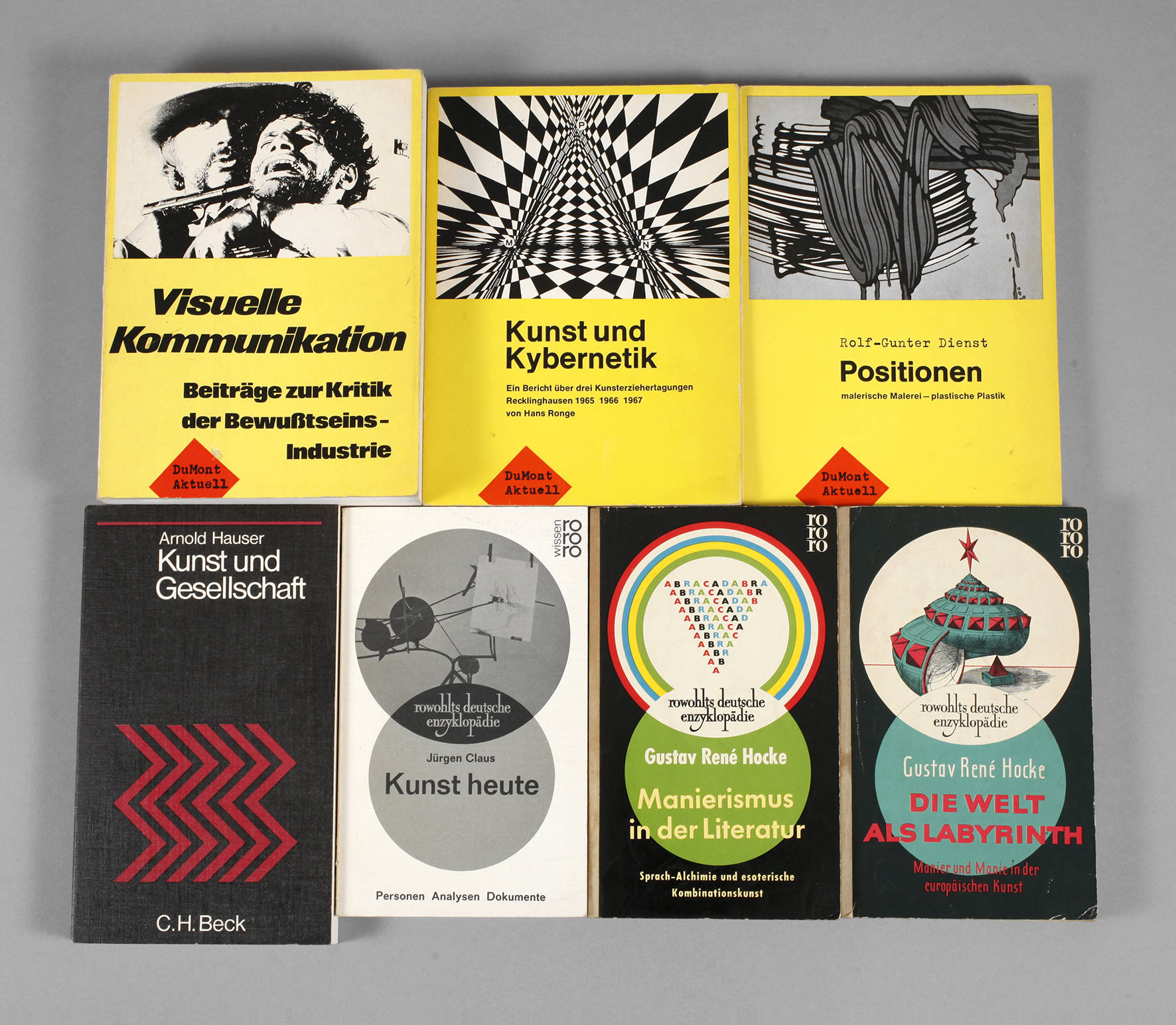 Konvolut Fachliteratur Kunsttheorie