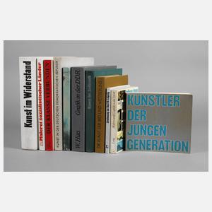 Konvolut Fachliteratur Kunst der DDR