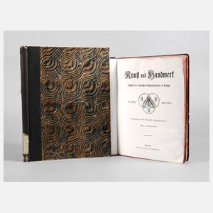 Zwei Zeitschriftenbände Kunstgewerbe 1902/1907