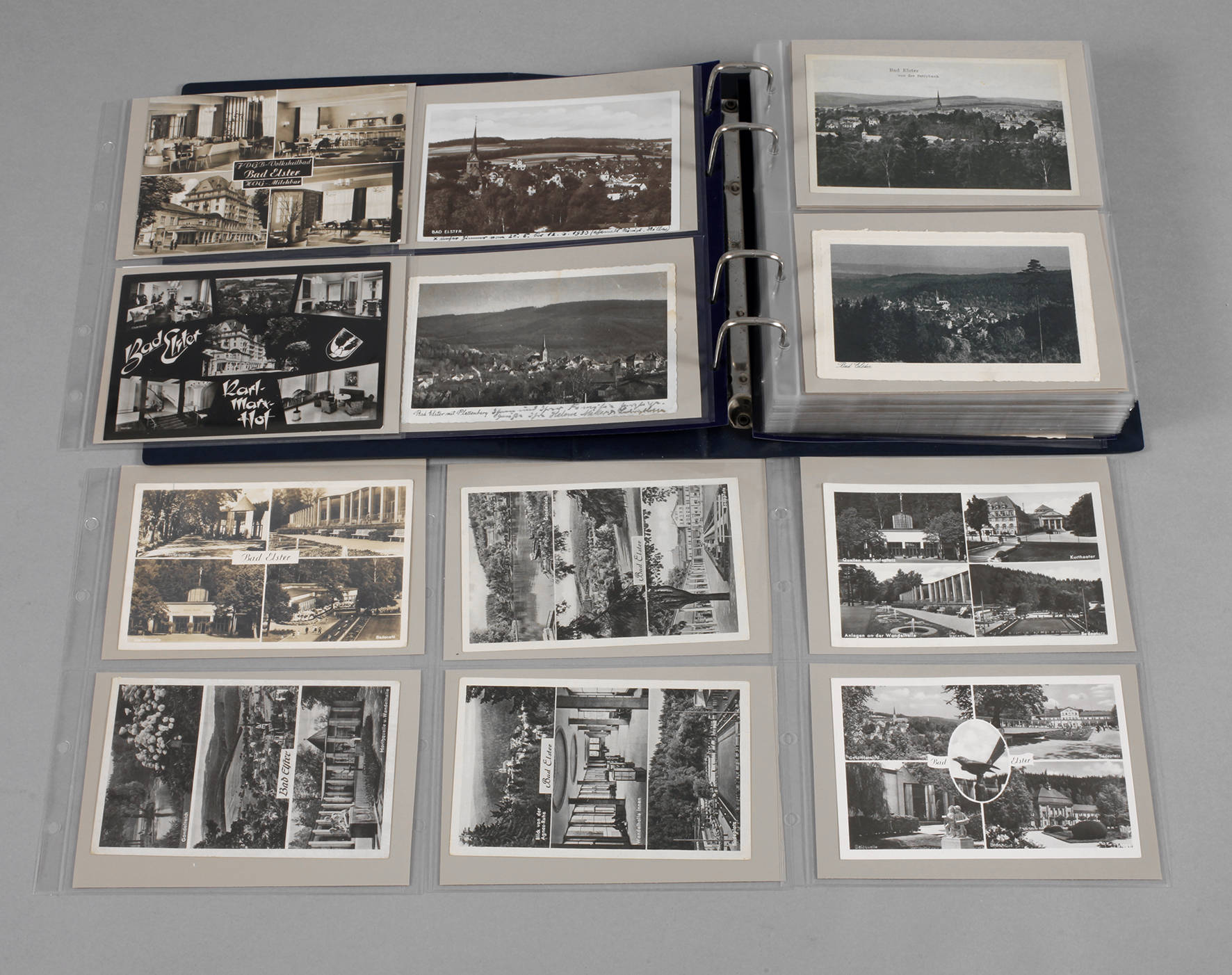 Konvolut Postkarten und Fotos Bad Elster