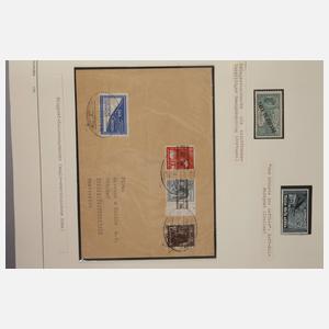 Briefmarkenalbum postalische Besonderheiten und Musikgeschichte