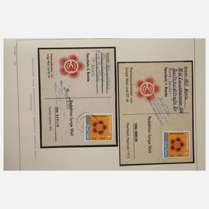 Briefmarkenalbum postalische Besonderheiten und Musikgeschichte