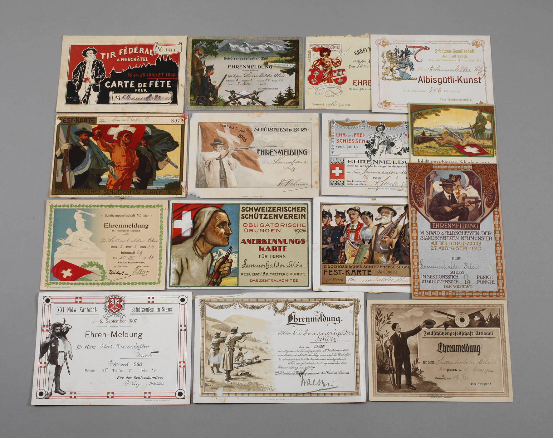 Schützenverein Meldekarten