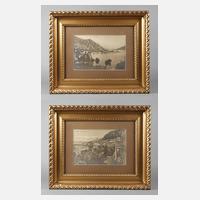 Zwei Panoramafotos ”Lago di Como”111