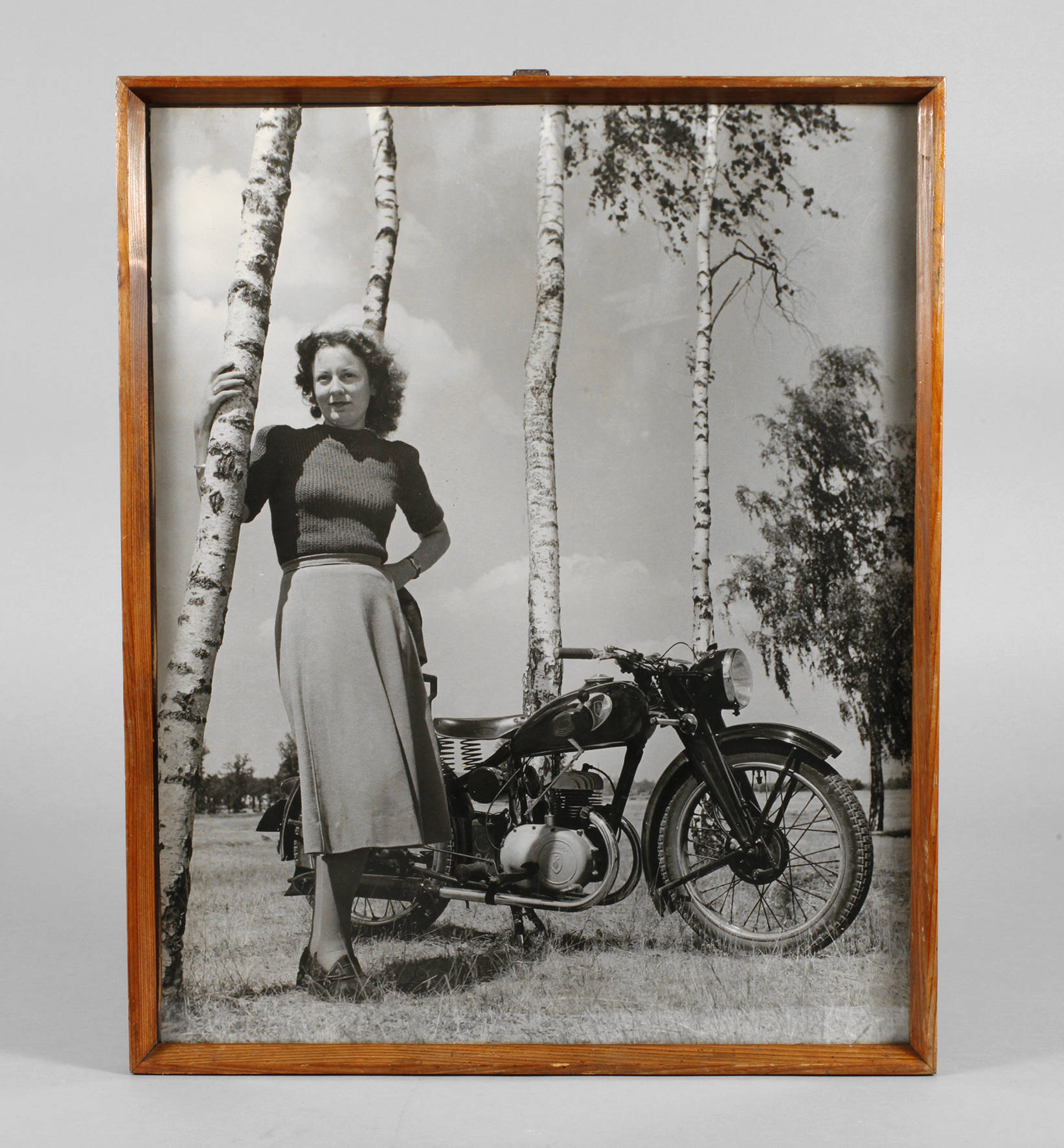 Großformatige Motorrad-Fotografie