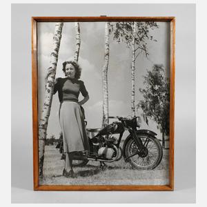 Großformatige Motorrad-Fotografie