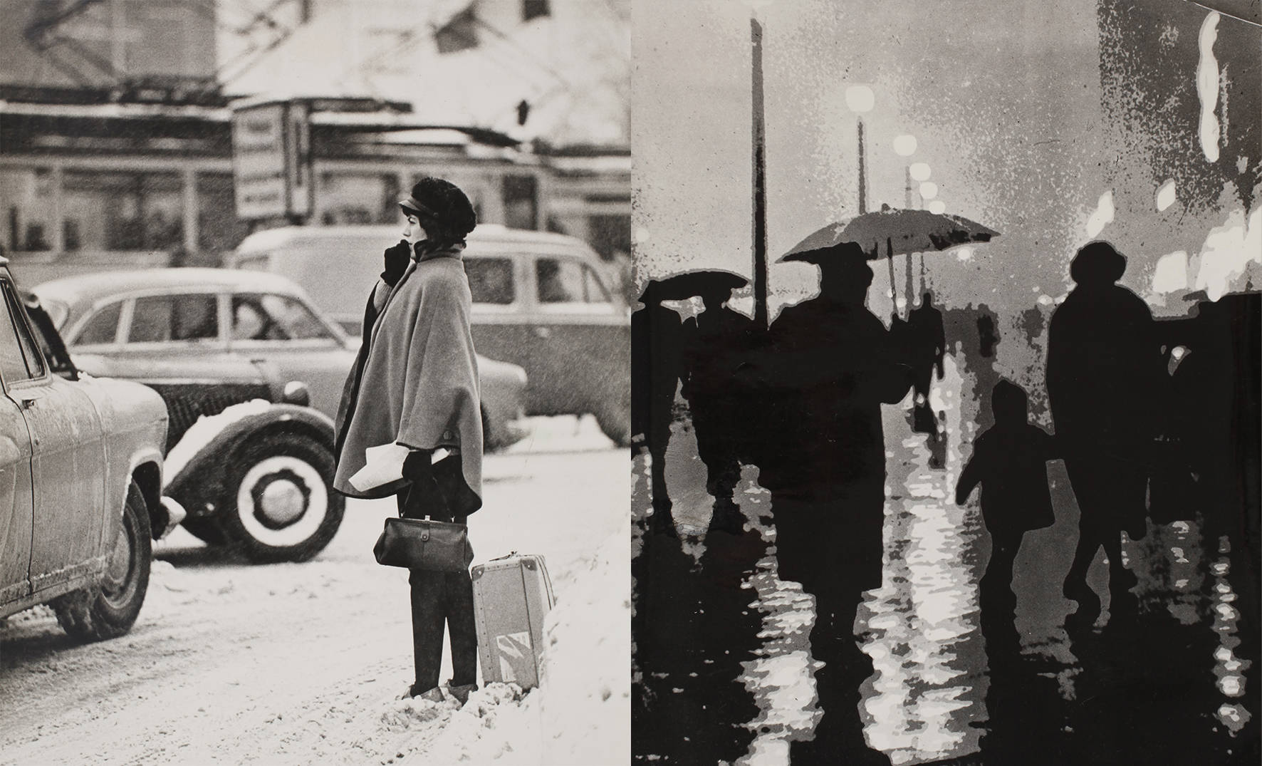 Zwei Fotografien Leipzig