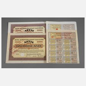 Konvolut Aktien Bad Elster