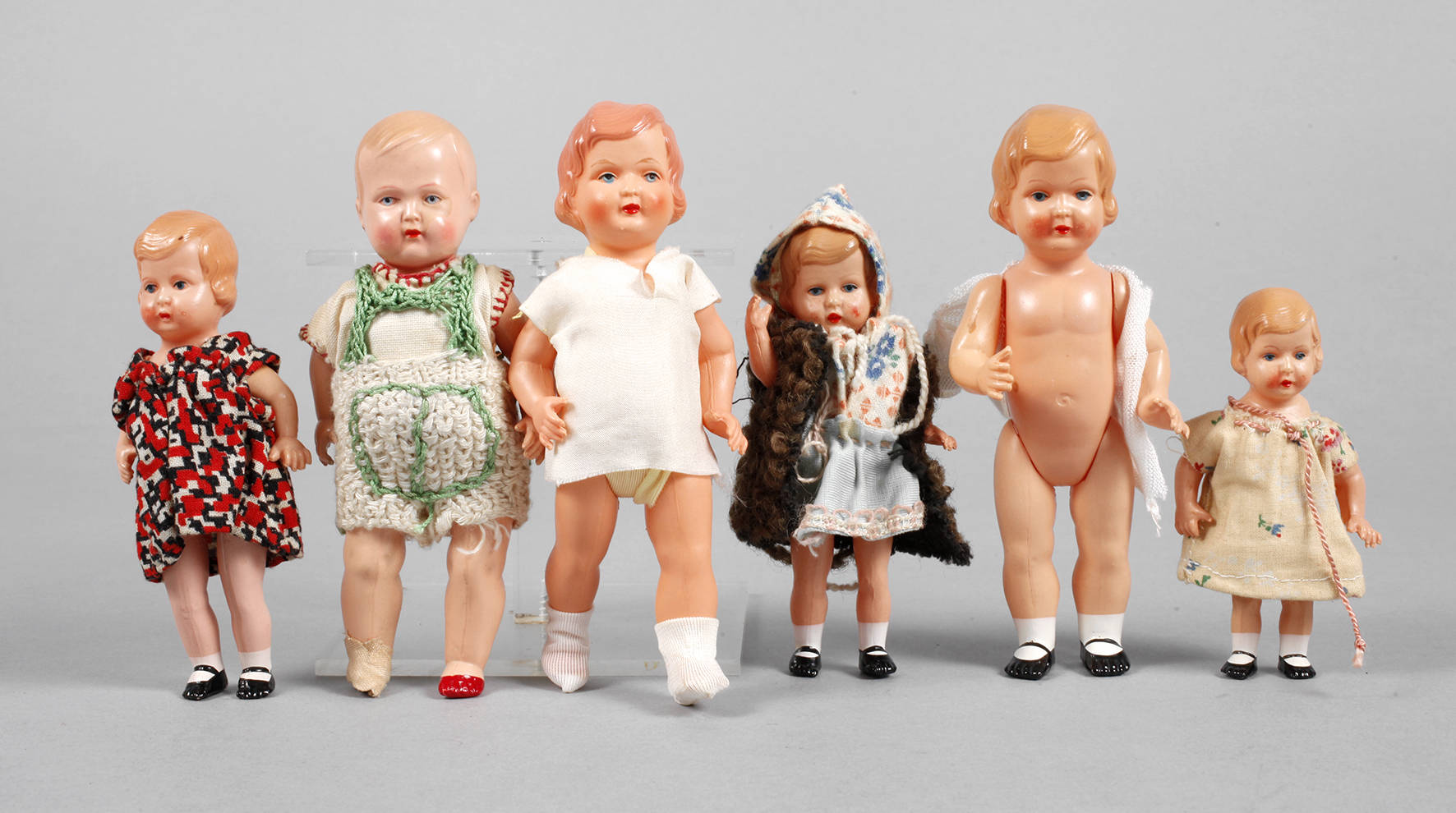 Konvolut Puppenstubenpuppen