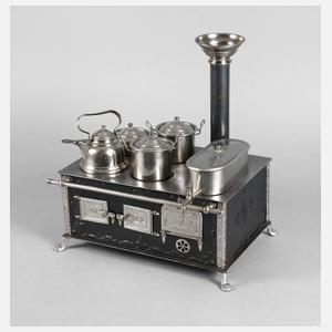 Puppenherd mit Zubehör