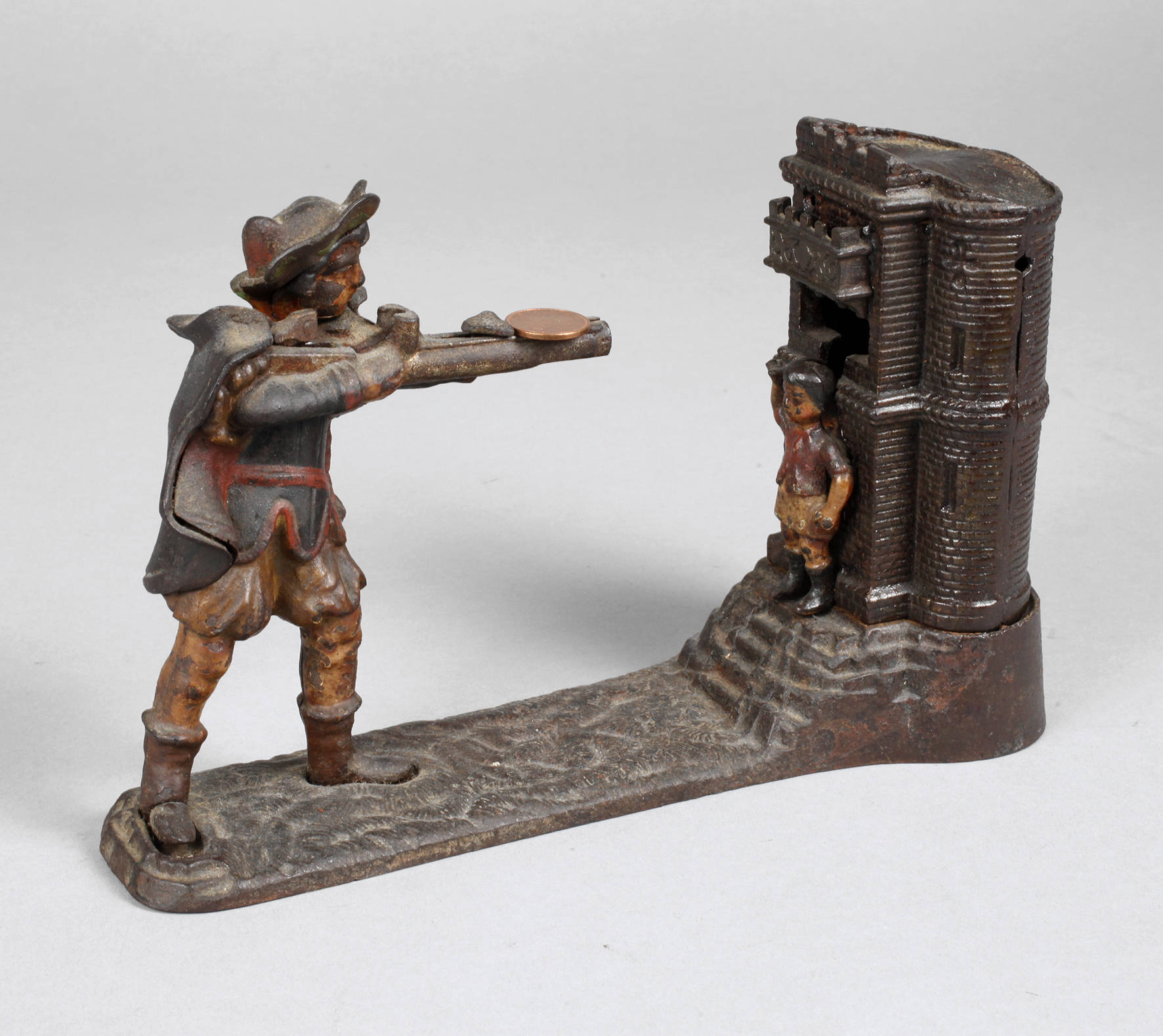 Mechanische Spardose „Wilhelm Tell“