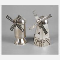 Zwei Spardosen als Windmühlen111