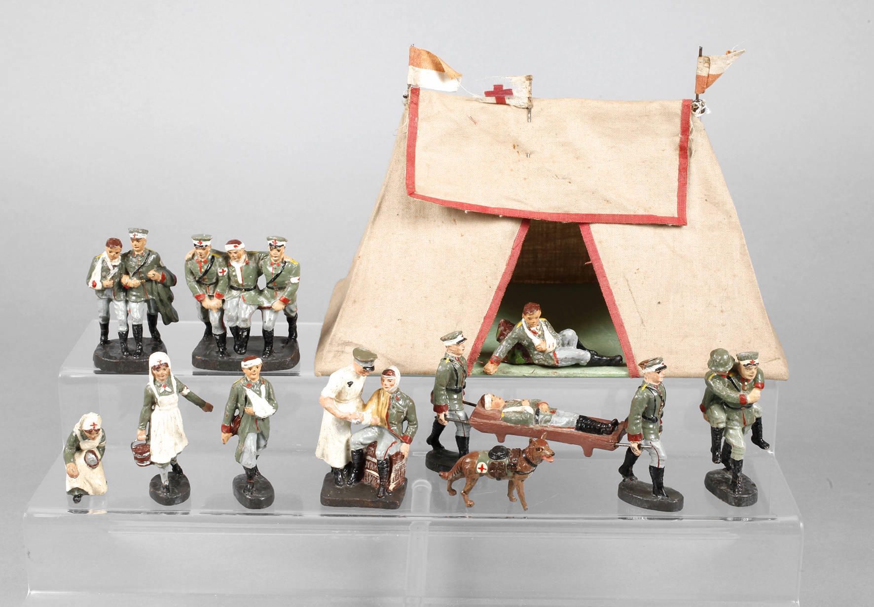 Elastolin Lazarettgruppe