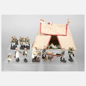 Elastolin Lazarettgruppe