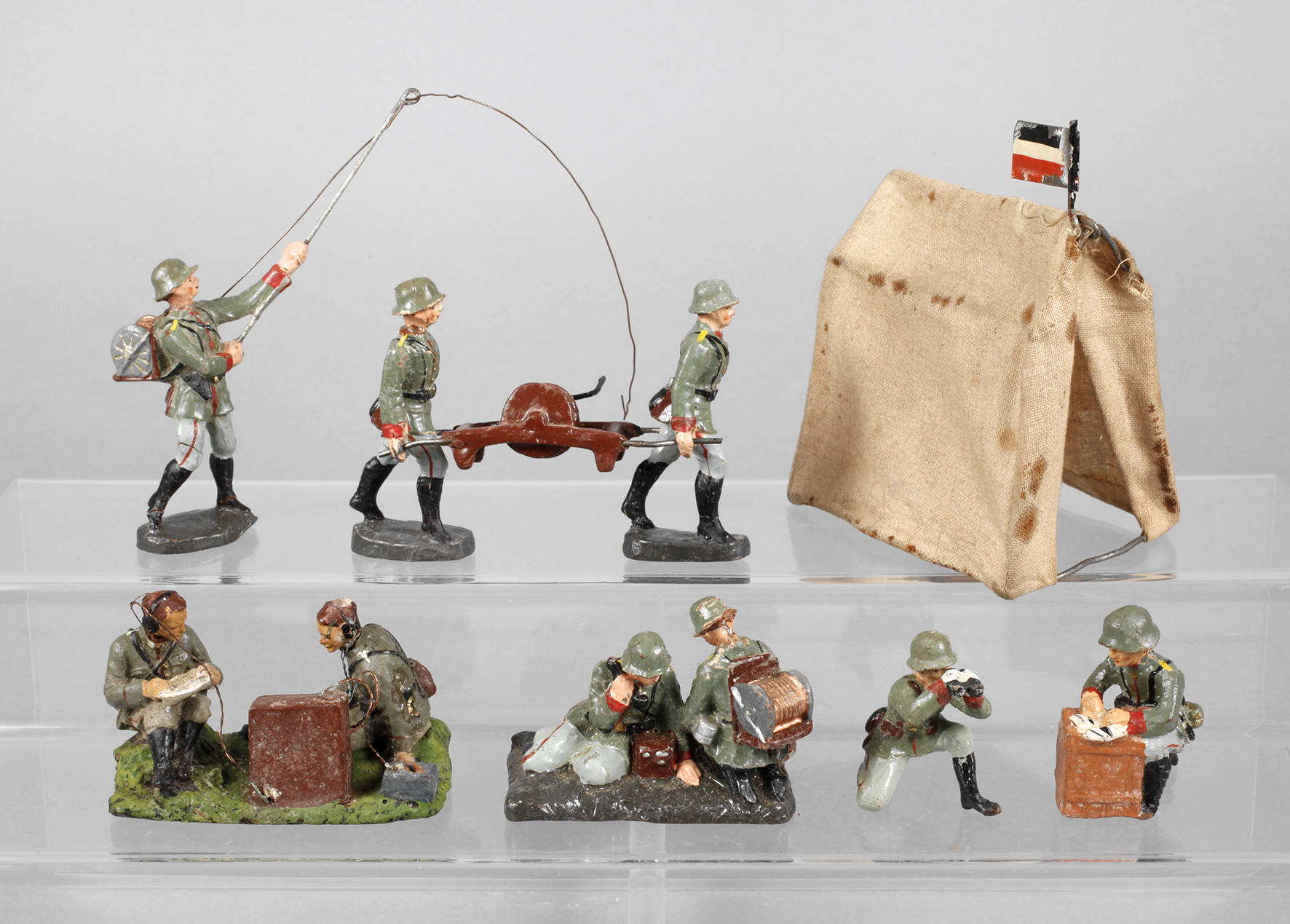 Elastolin Nachrichtentruppe