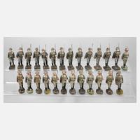 Konvolut Massesoldaten als Parade111