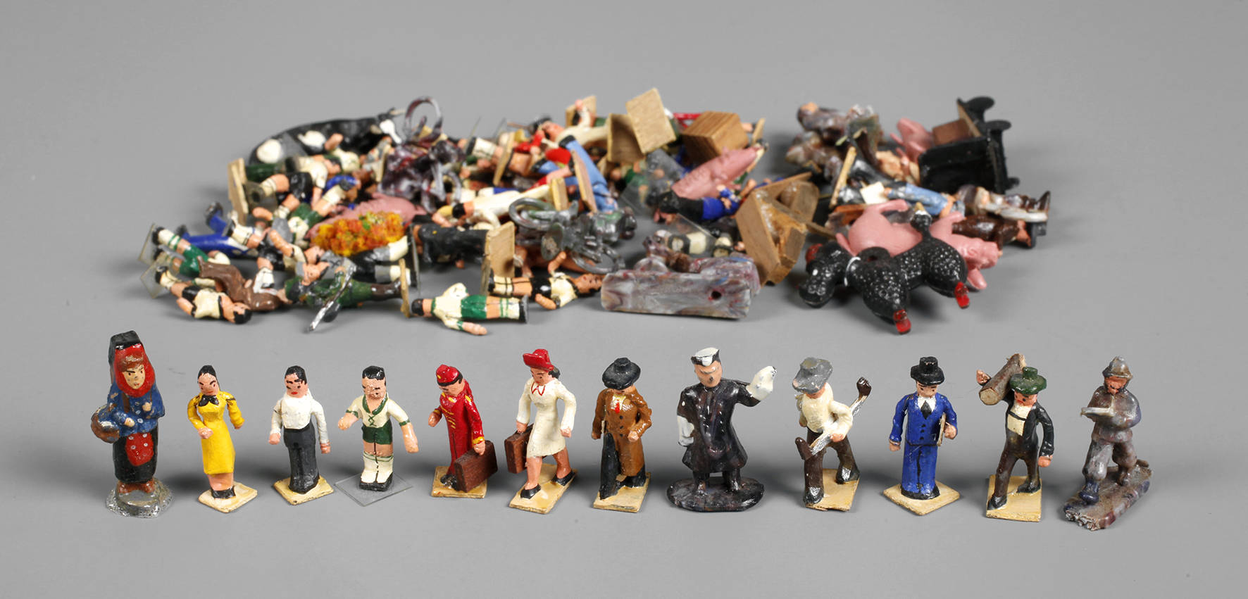 Konvolut Miniatur Aufstellfiguren