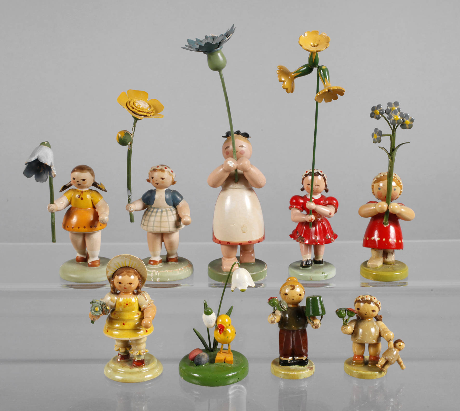 Konvolut Aufstellfiguren Erzgebirge