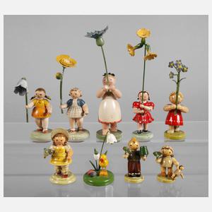 Konvolut Aufstellfiguren Erzgebirge