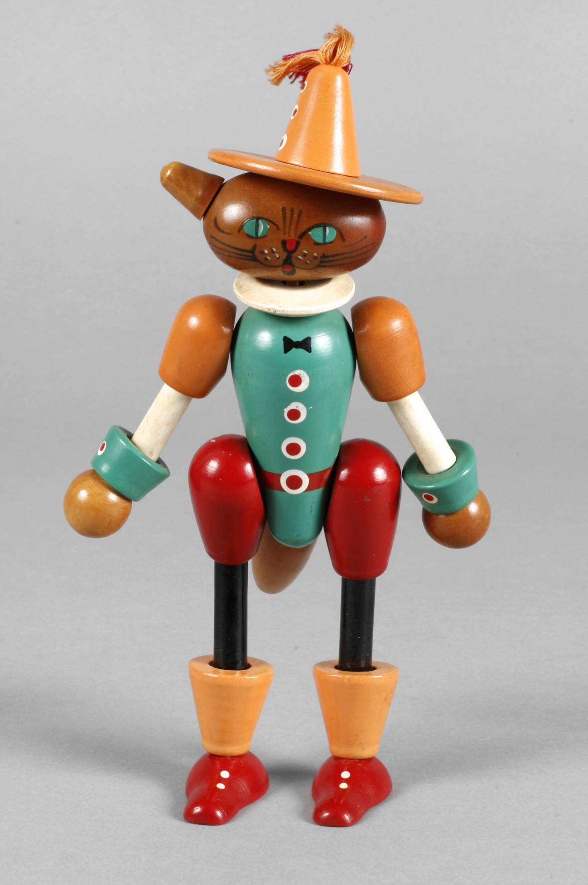 Gliederpuppe als Gestiefelter Kater