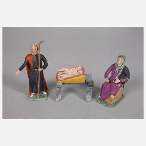 Konvolut Krippenfiguren Grulich