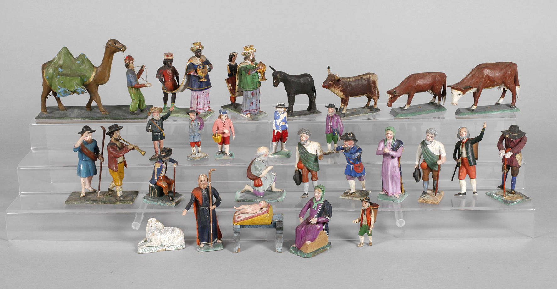 Konvolut Krippenfiguren Grulich