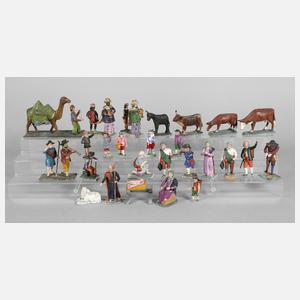 Konvolut Krippenfiguren Grulich