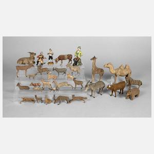 Konvolut Massefiguren Erzgebirge