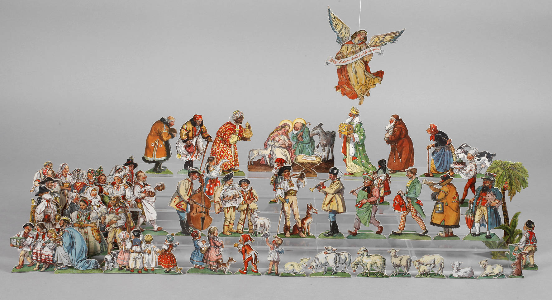 Ethnographische Papierkrippe