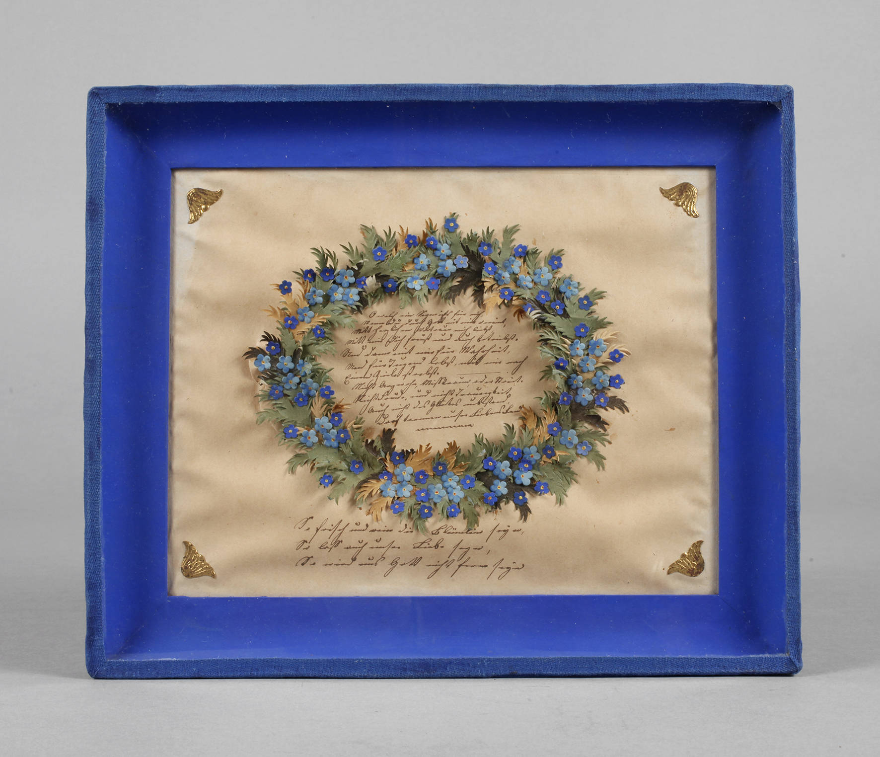 Papierantiquität Biedermeier