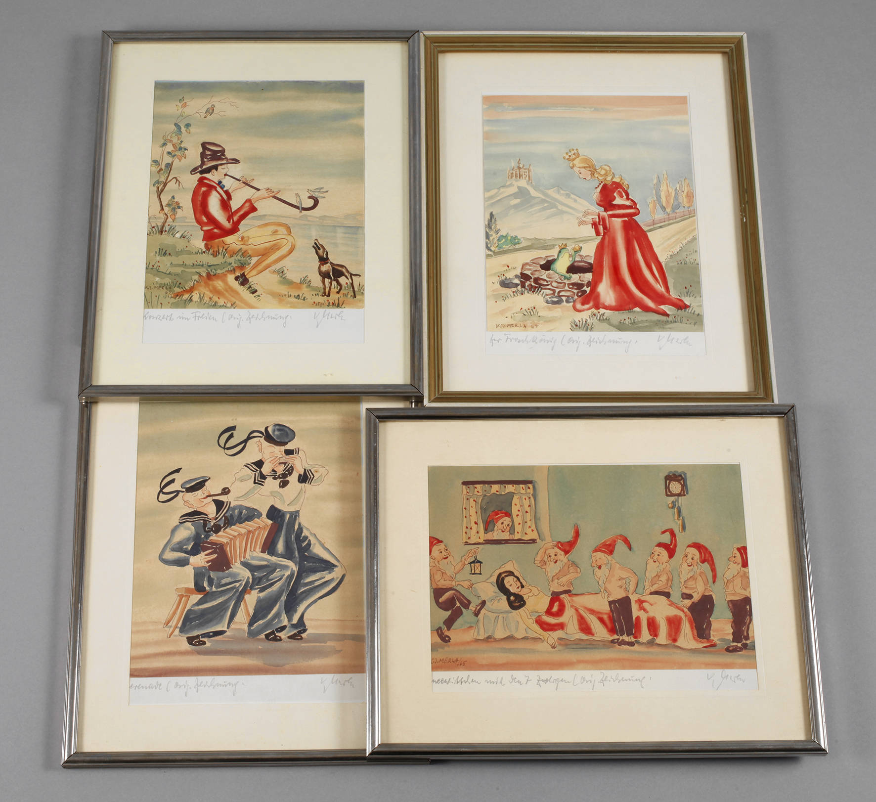 K. J. Merla, vier Kinderbilder