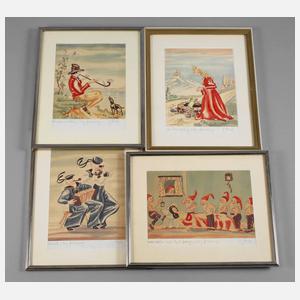 K. J. Merla, vier Kinderbilder