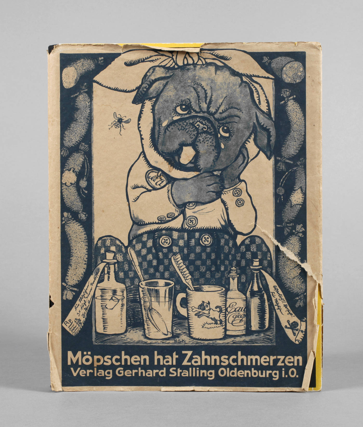 Möpschen hat Zahnschmerzen